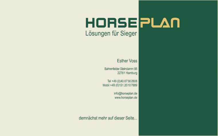 Horseplan - Esther Voss Hamburg